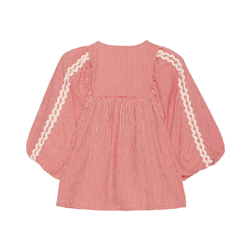 Sissel Edelbo Abelone Top Red Flower