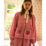 Sissel Edelbo Bobbie Top Red Checks