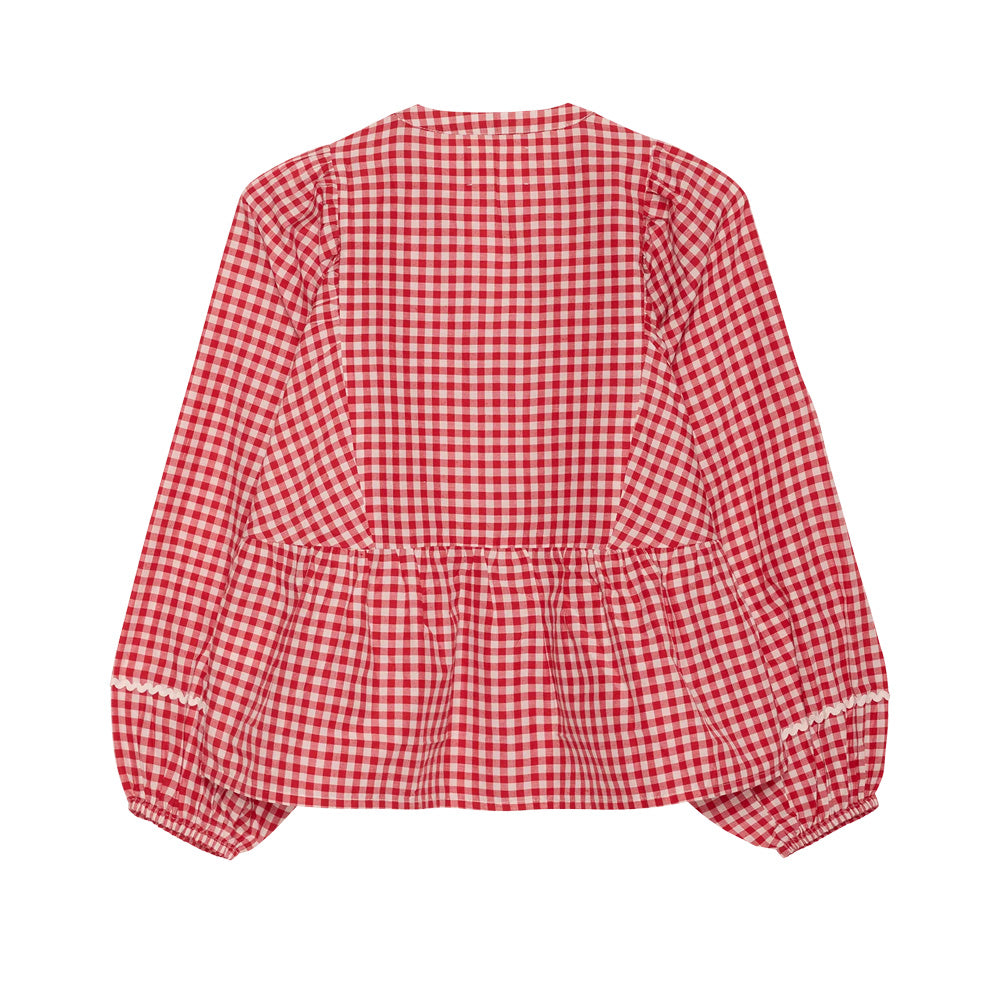 Sissel Edelbo Bobbie Top Red Checks
