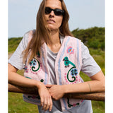 Sissel Edelbo Caia Vest Rose Broderi