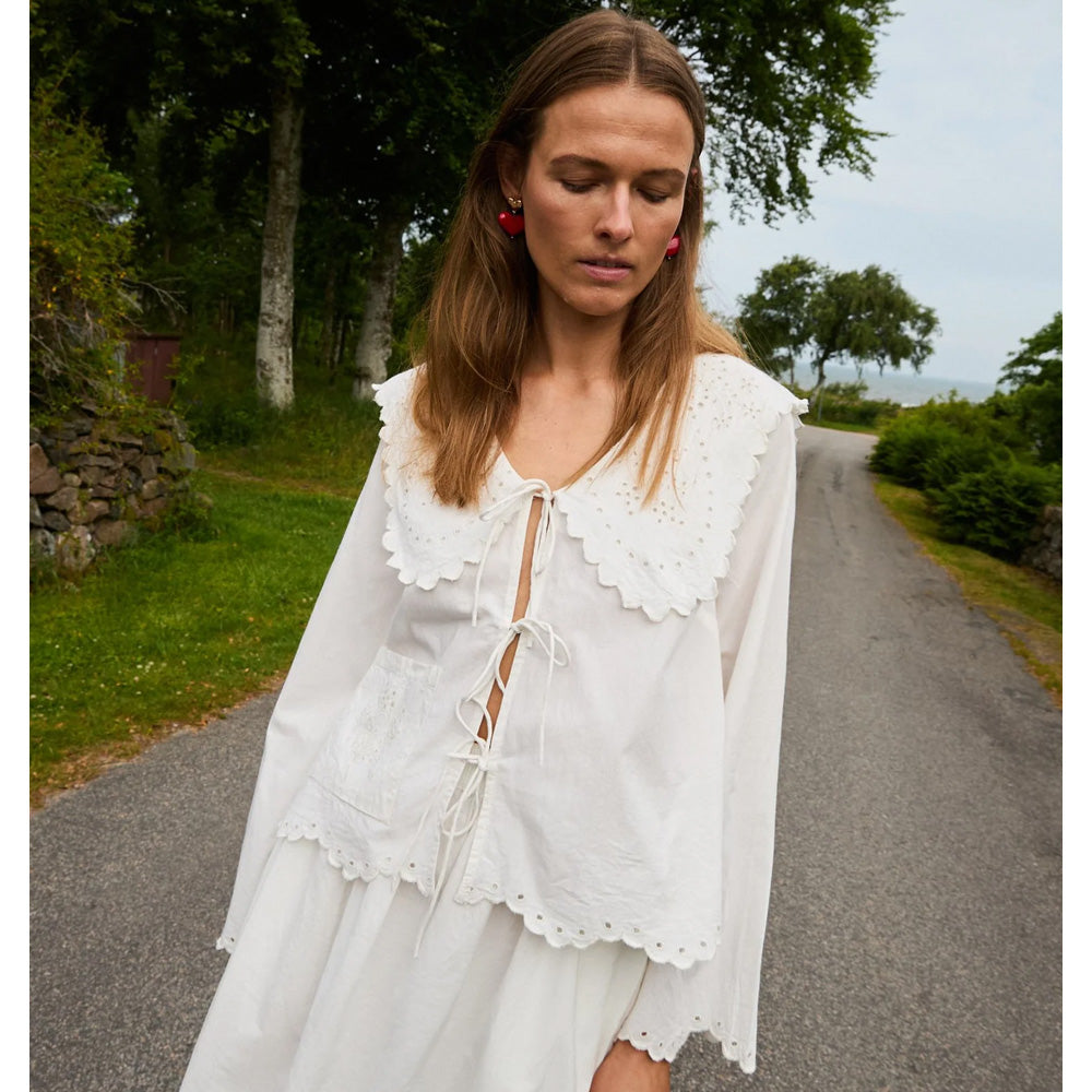 Sissel Edelbo Elly Top Snow White Skjorte