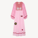 Sissel Edelbo Gaia Dress Rose Mix Striber