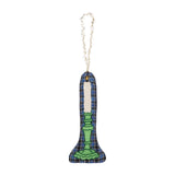 Sissel Edelbo Julepynt Candle Ornament Blue Checks