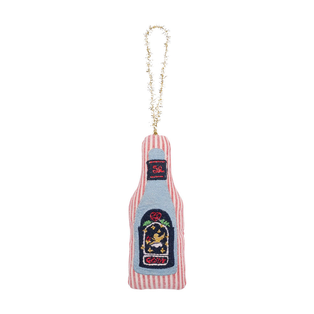 Sissel Edelbo Julepynt Christmas Bottle Ornament Candy Stripes