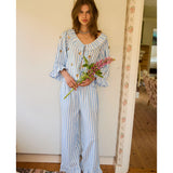 Sissel Edelbo Kiki Pants Blue Stripes