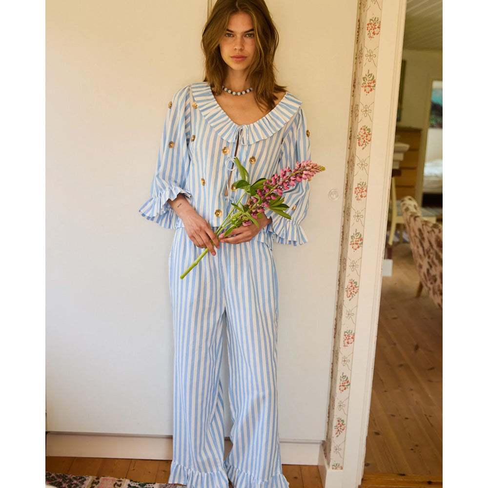 Sissel Edelbo Kiki Top Blue Stripes