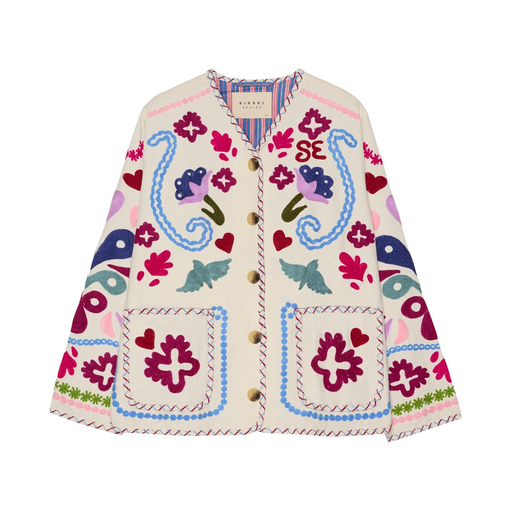 Sissel Edelbo Maggie Jacket Festival Flower Broderi