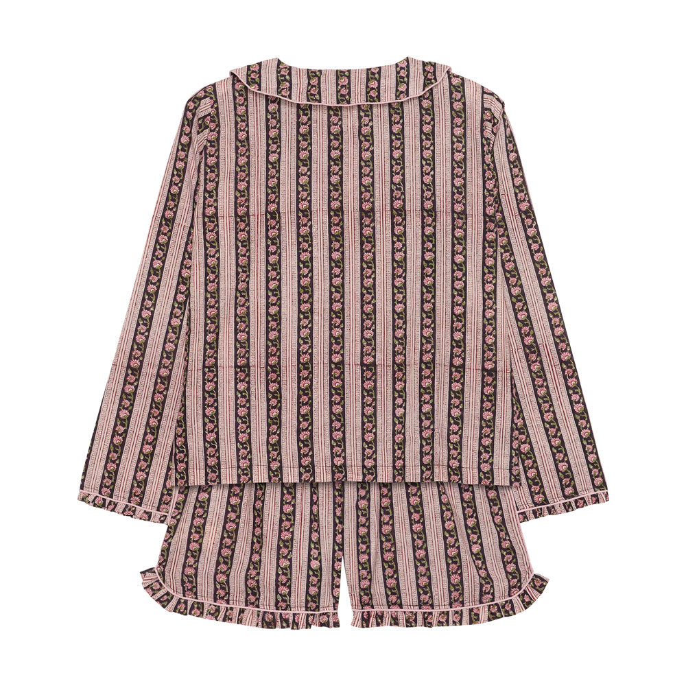 Sissel Edelbo Nuvena Pyjamas Set Black Stripes