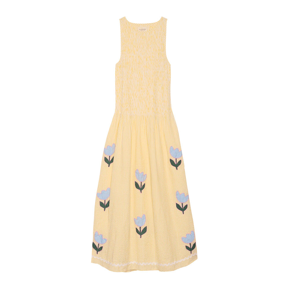 Sissel Edelbo Svea Dress Yellow Stripes