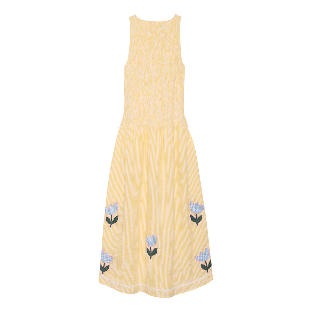 Sissel Edelbo Svea Dress Yellow Stripes