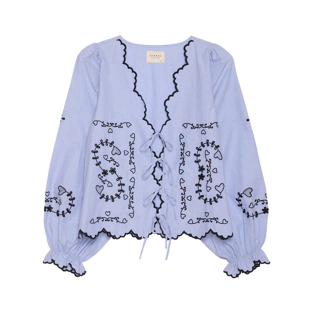 Sissel Edelbo Tone Top Blue Chambray