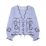 Sissel Edelbo Tone Top Blue Chambray