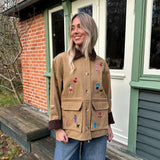 Sissel Edel Cara Jacket Camel Broderi
