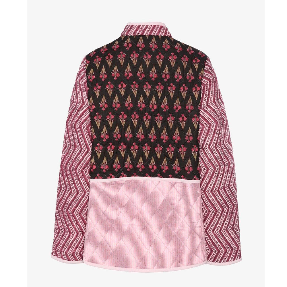 Sissel Edelbo Adriane Quilted Bomuld Jakke Dazy Pink Lyserød
