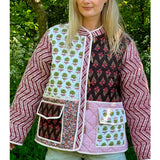 Sissel Edelbo Adriane Quilted Bomuld Jakke Dazy Pink Lyserød