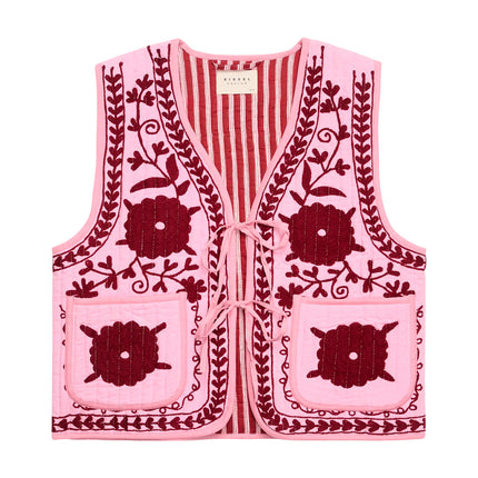 Sissel Edelbo Honey Vest Burgundy