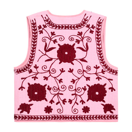 Sissel Edelbo Honey Vest Burgundy