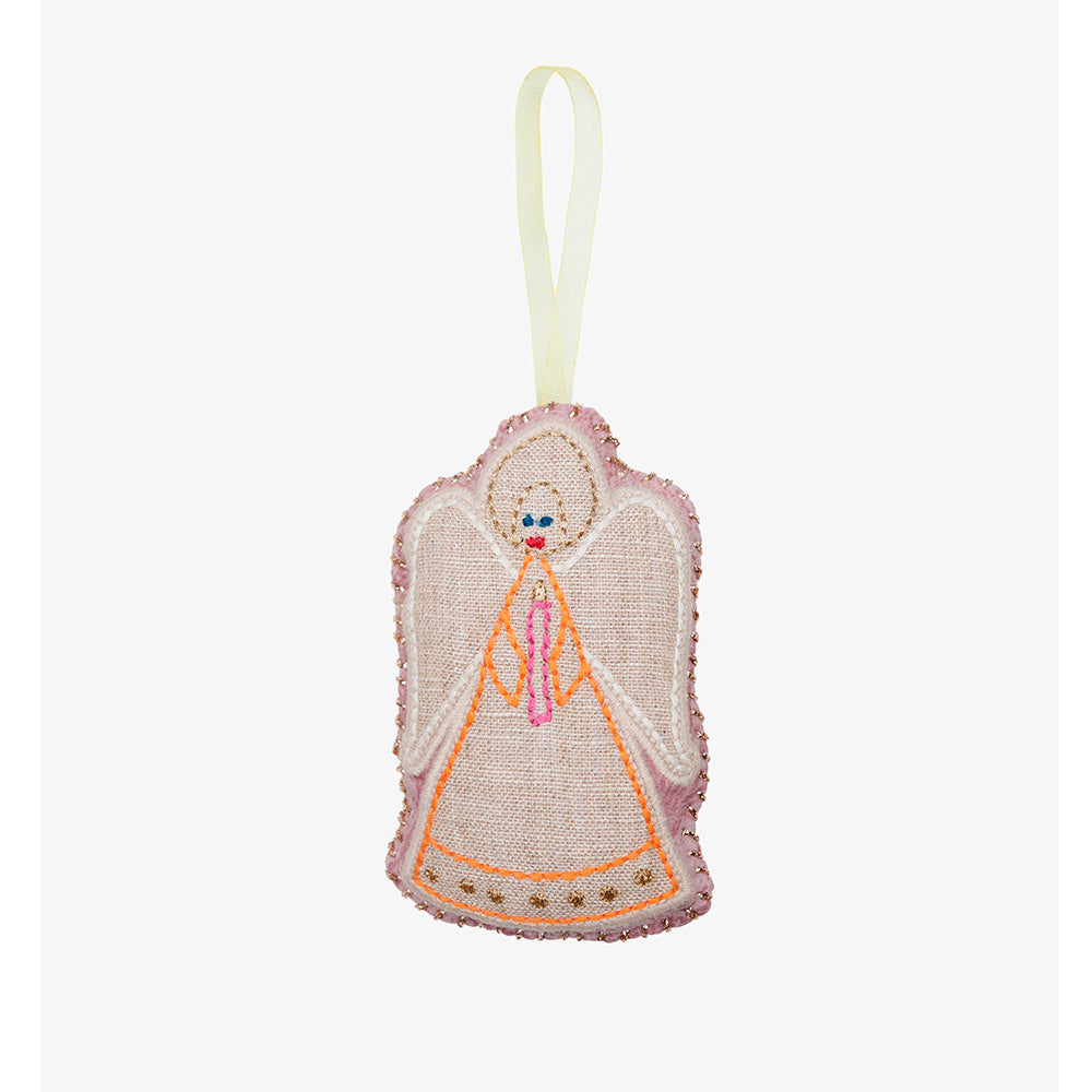 Sissel Edelbo Lucia Silk Fairy Ornament Gabrial Rose Julepynt Engel