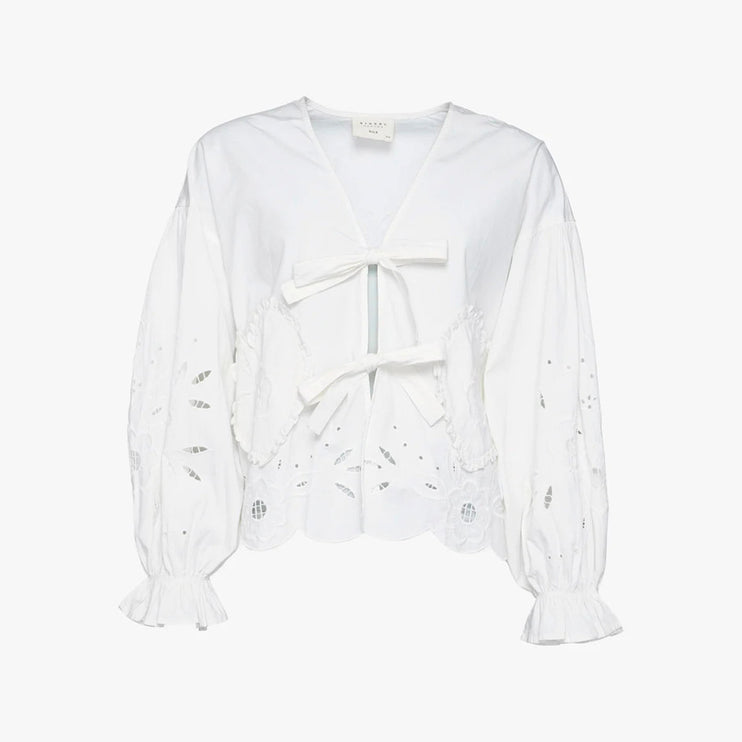Sissel Edelbo Maibritt Organic Cotton Top Skjorte Hjerte-lommer