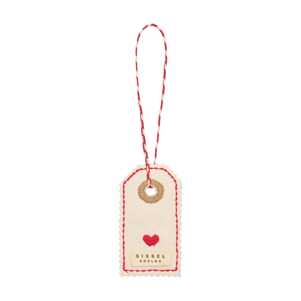 Sissel Edelbo Manilla Tag Leftover Ornament Snow