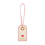 Sissel Edelbo Manilla Tag Leftover Ornament Snow