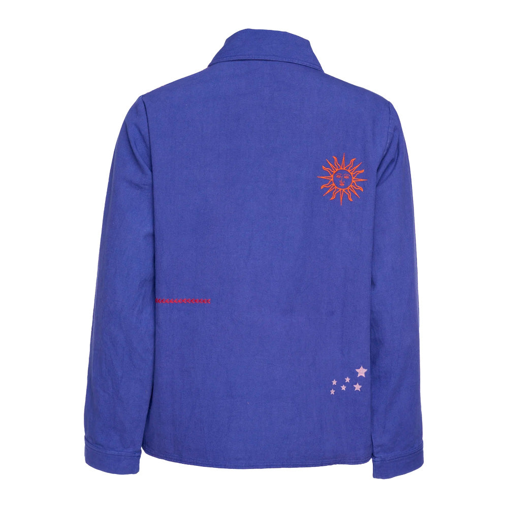 Sissel Edelbo My Jacket Ultra Marine Broderi