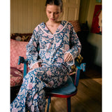 Sissel Edelbo Neva Pyjamas Sæt Blue Blossom