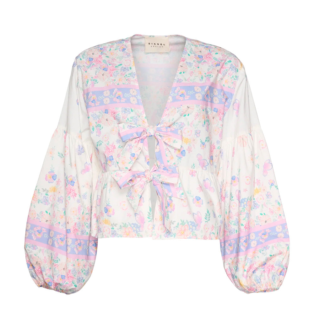 Sissel Edelbo Pastel Top Pastel Florals Skjorte