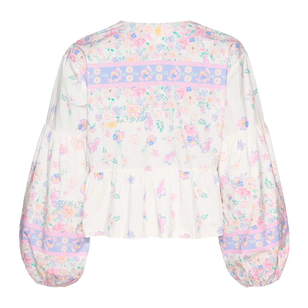 Sissel Edelbo Pastel Top Pastel Florals Skjorte