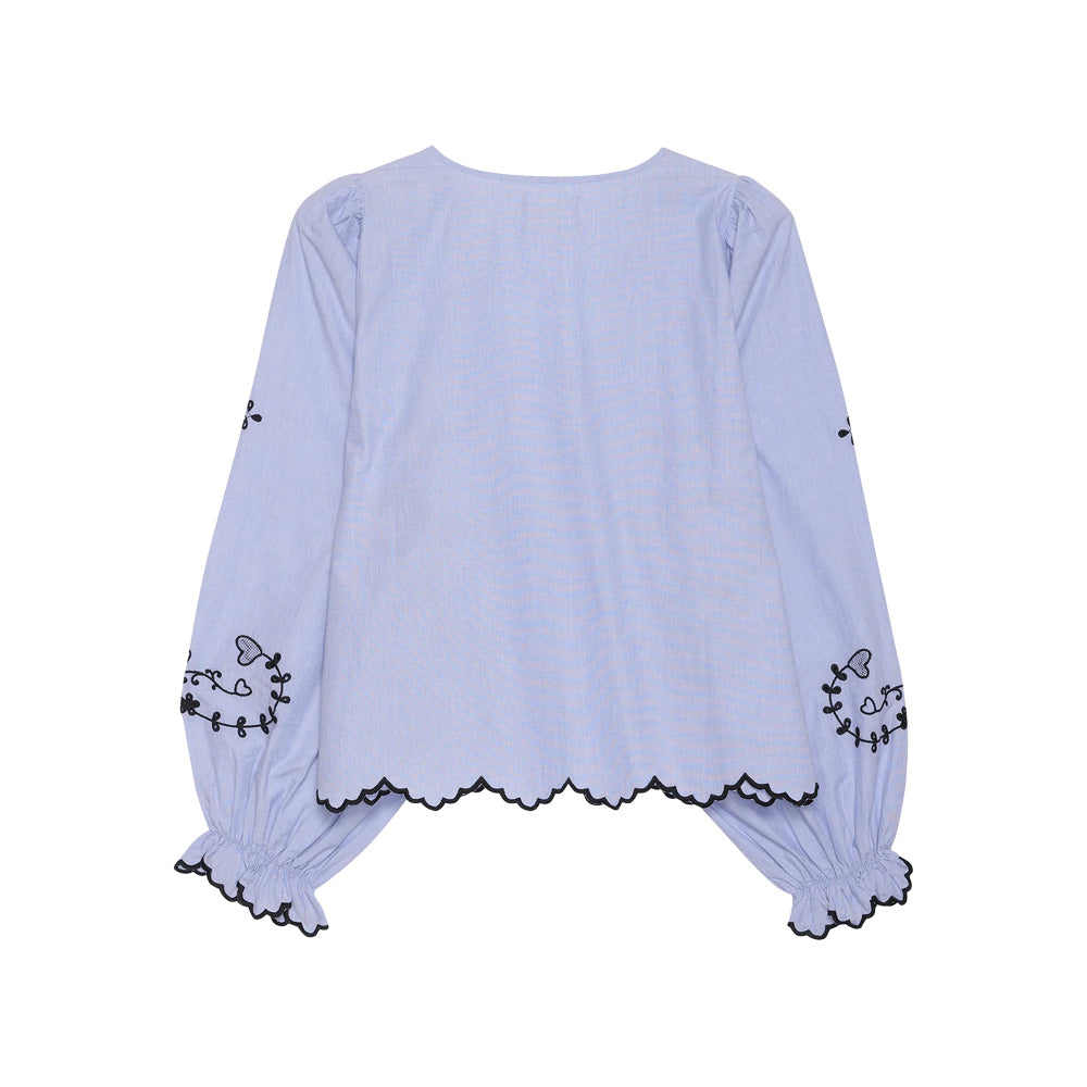 Sissel Edelbo Tone Top Blue Chambray