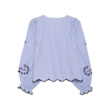 Sissel Edelbo Tone Top Blue Chambray