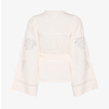 Sissel Edelbo Winfrey Organic Cotton Wrap Top Skjorte Off White