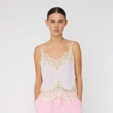 Stella Nova Delicate Lace Top Light Purple