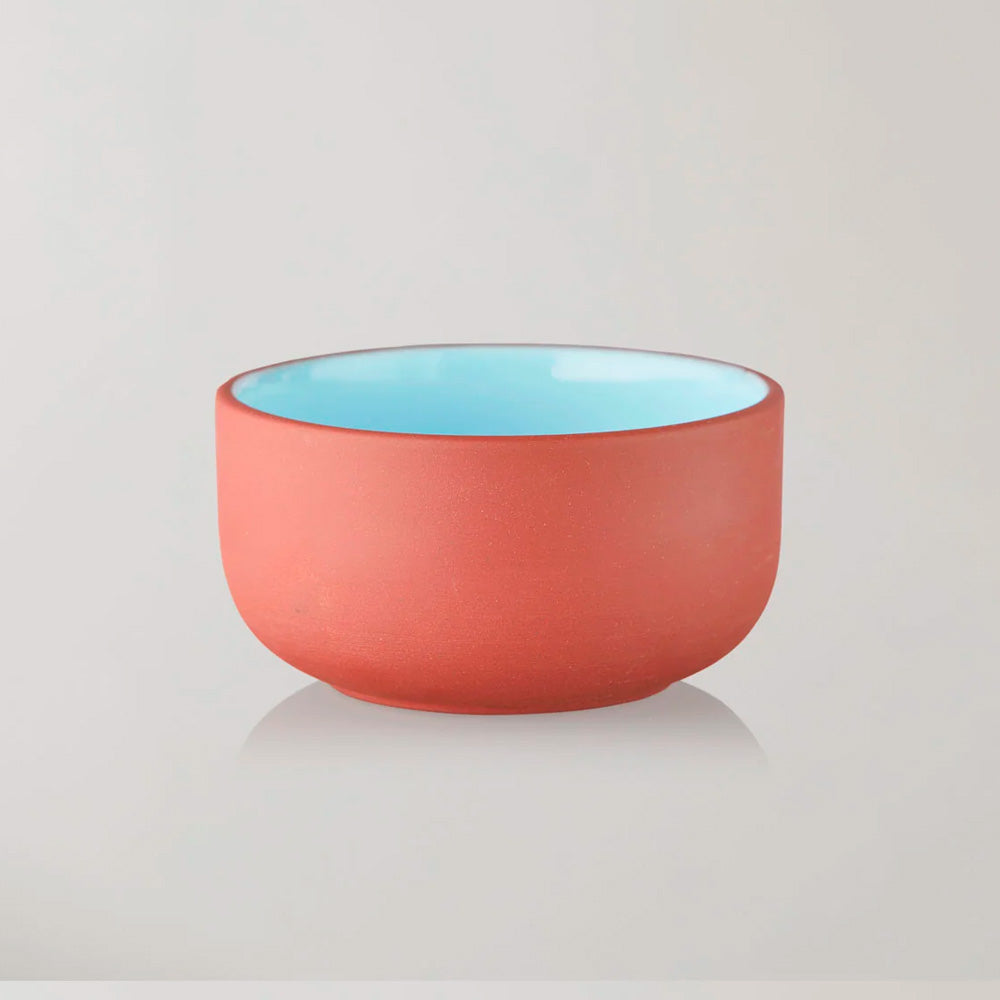 Studio About Clayware Bowl Medium Terracotta/blue