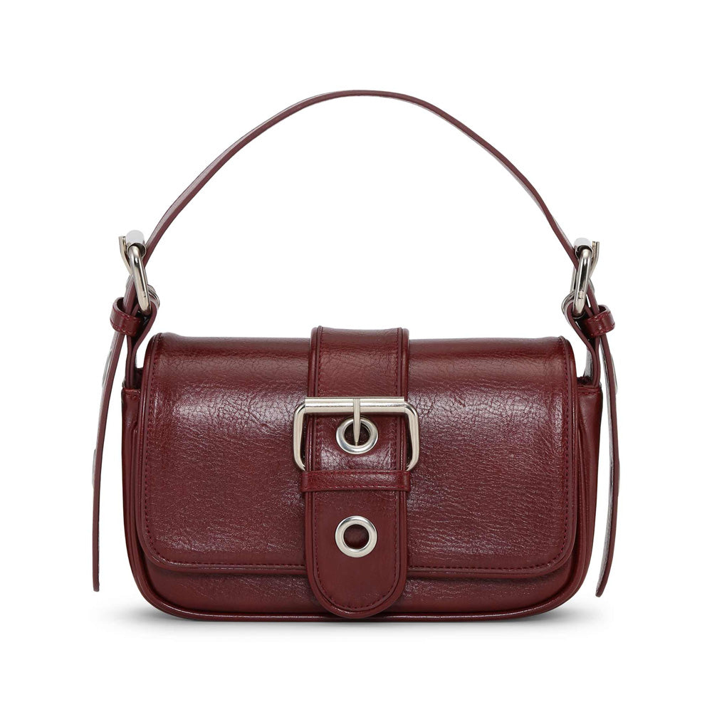 Sui Ava Buckle Bag Burgundy