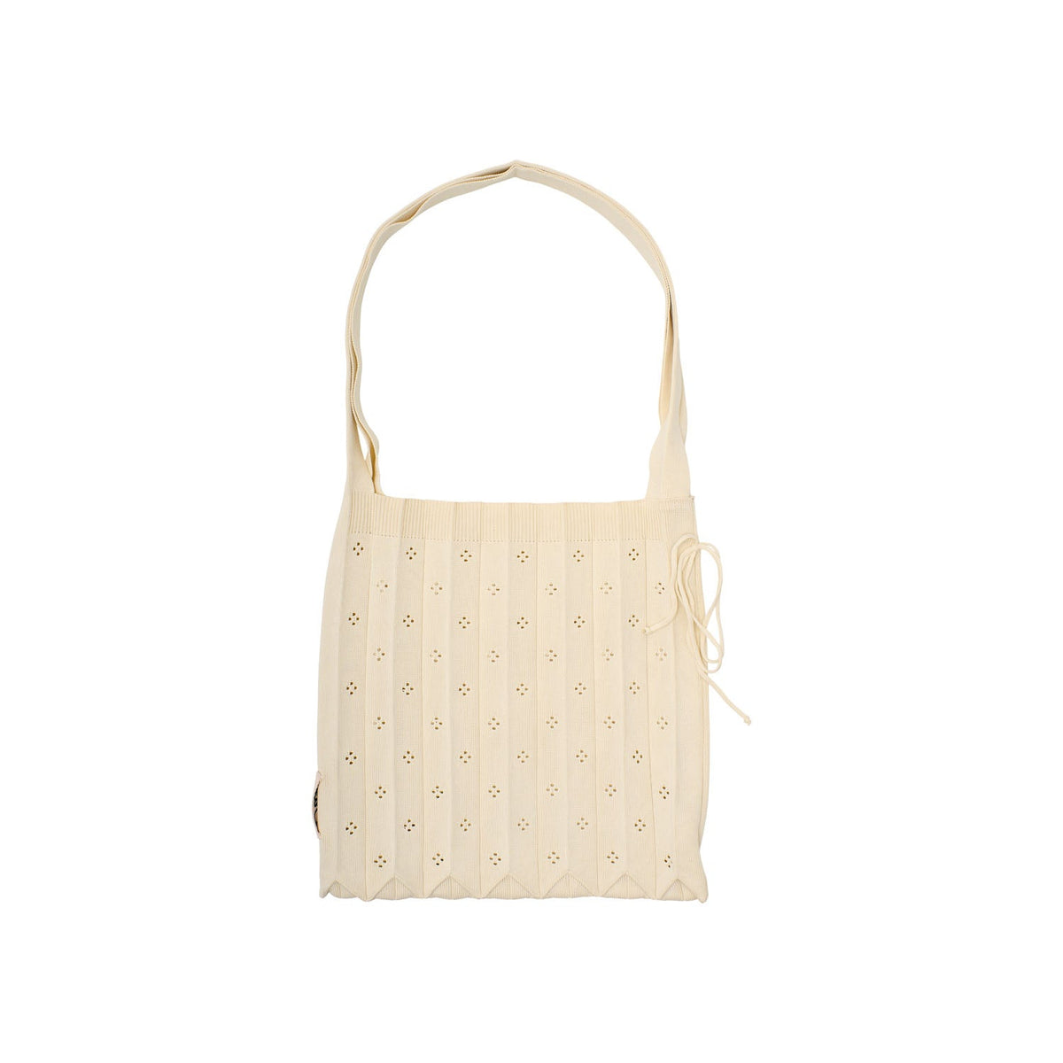 Pico Copenhagen Fleur crossbody-taske i ivory vævet polyester