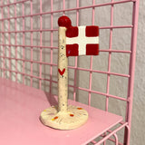 The Clay Play Keramik Flag Morsdag Hjerte Stempel
