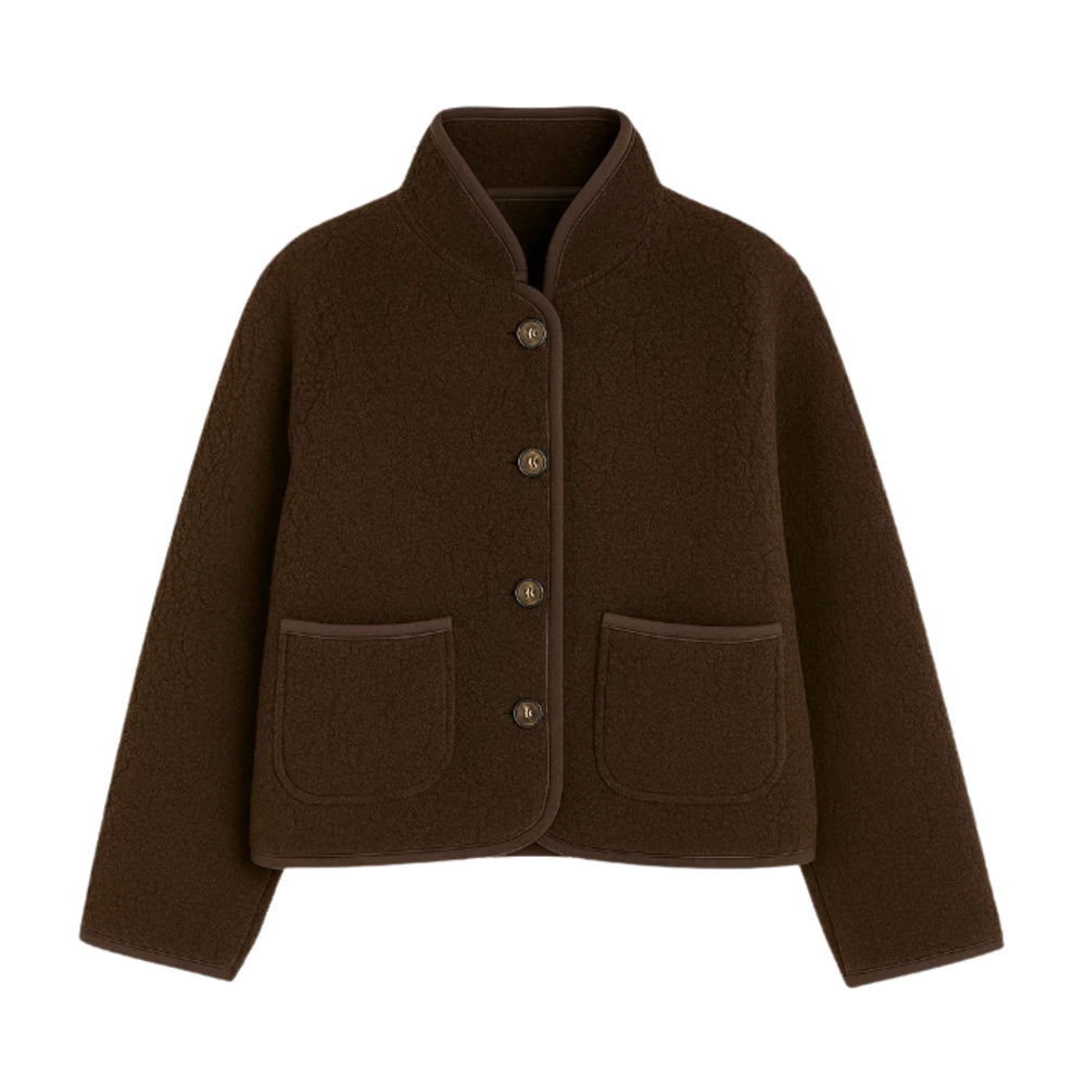 Tiffany Clothing Malou Teddy Jacket Brown