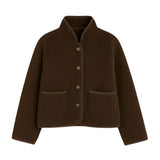 Tiffany Clothing Malou Teddy Jacket Brown