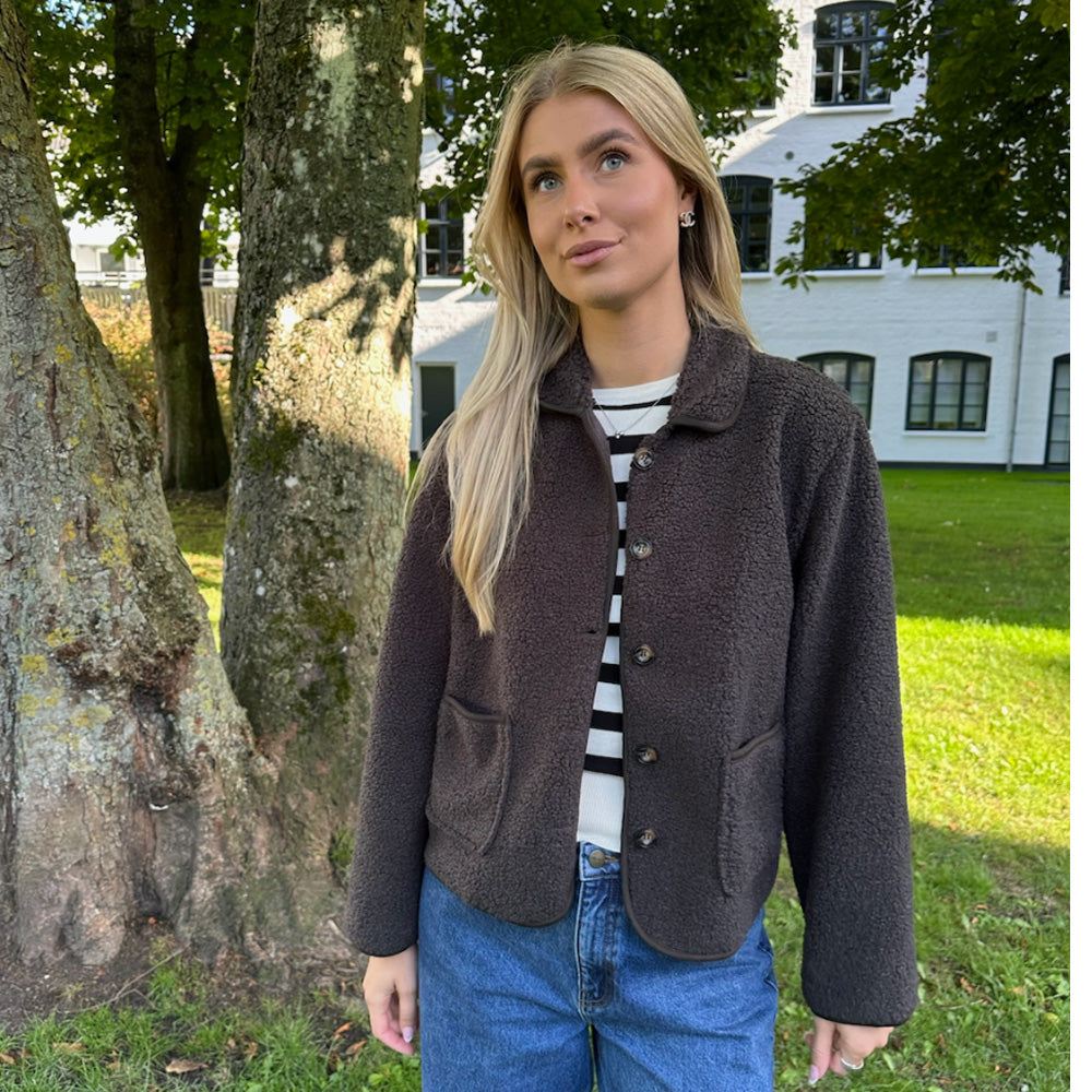 Tiffany Clothing Malou Teddy Jacket Brown