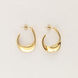 My Jewellery hoops med åbne ovale tynde ringe i guld