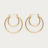 My Jewellery store dobbelte hoops i guld