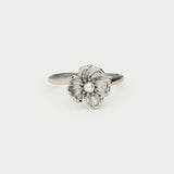 My Jewellery ring med valmueblomst i sølv