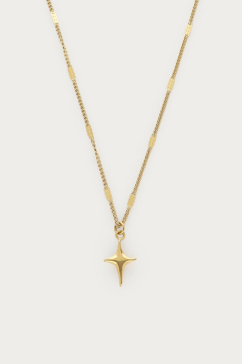 My Jewellery Fortune-Halskæde Med Nordstjerne - Guld