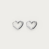 My Jewellery Øreringe Med Hjerter - Sølv
