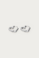 My Jewellery Øreringe Med Hjerter - Sølv
