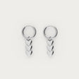 My Jewellery hoops med tre hjerter - sølv