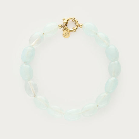 My Jewellery minimalistisk armbånd med lysebå perler