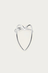Open heart ring - Silver