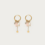 My Jewellery sunrocks hoops med sten og stjerne i guld